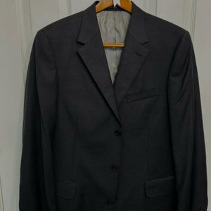Empire Clothing 3 Button Charcoal Suit 42T/36W